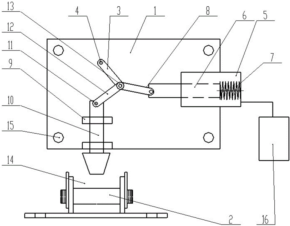 An automatic locking device for laterally moving pallets in a three-dimensional garage