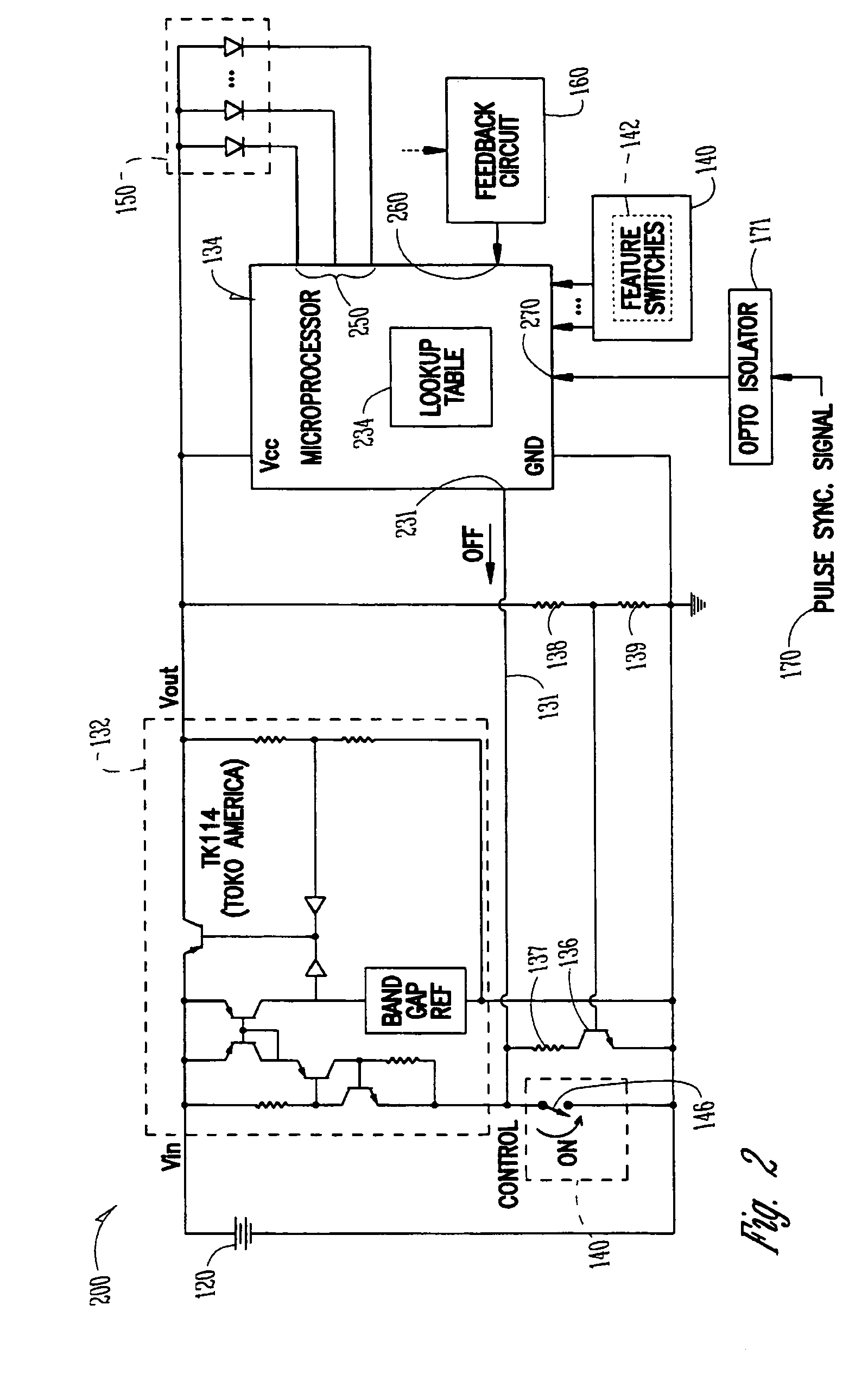 Method and apparatus for a variable intensity pulsed L.E.D. light