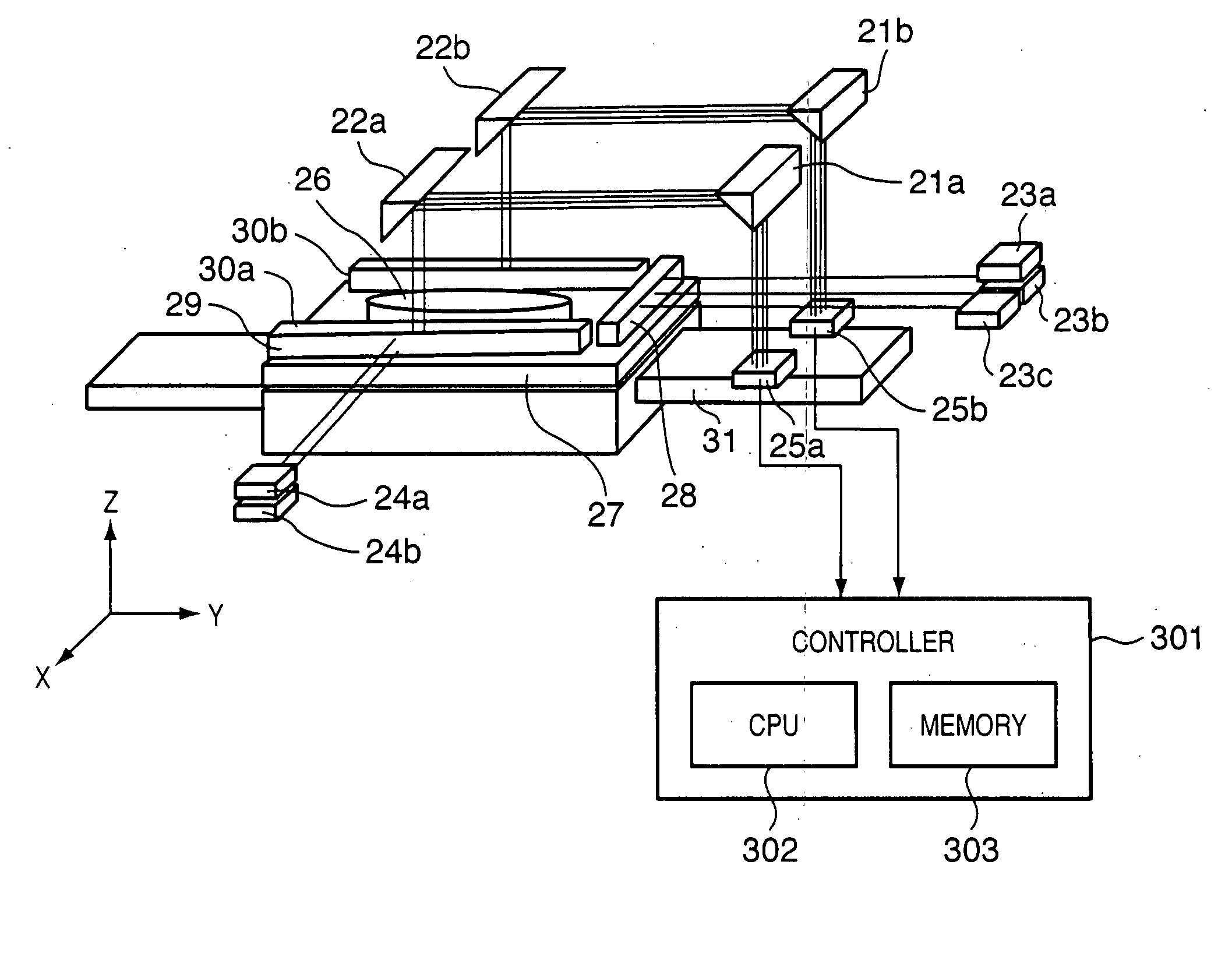 Stage apparatus and control method therefor