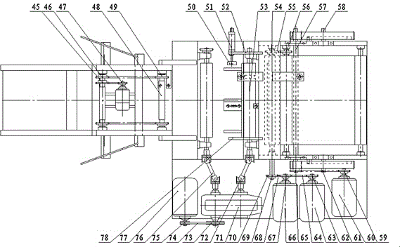 Single-plate unmanned operation rotary cutter