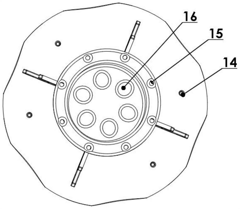 A propeller and steering gear hybrid propulsion mechanical jellyfish