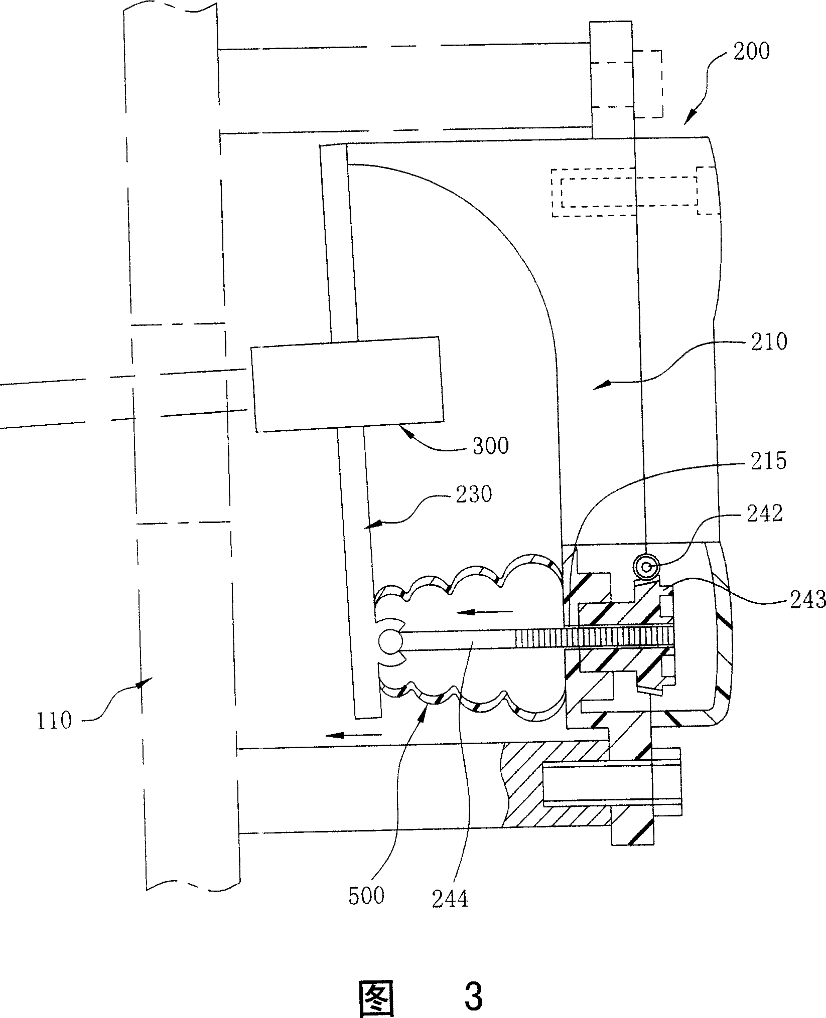 Indicating system of the space length between the left and right vehicle wheel tyres