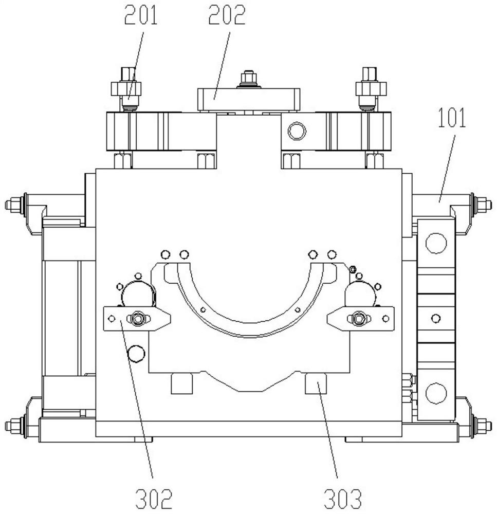 An integrated tooling for marine bearing cap processing