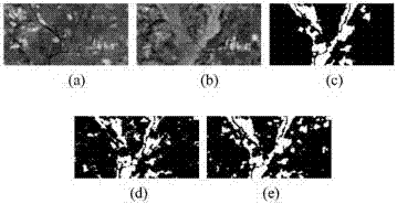 Multispectral image change detection method for analyzing kernel fusion based on kernel intermodal factor