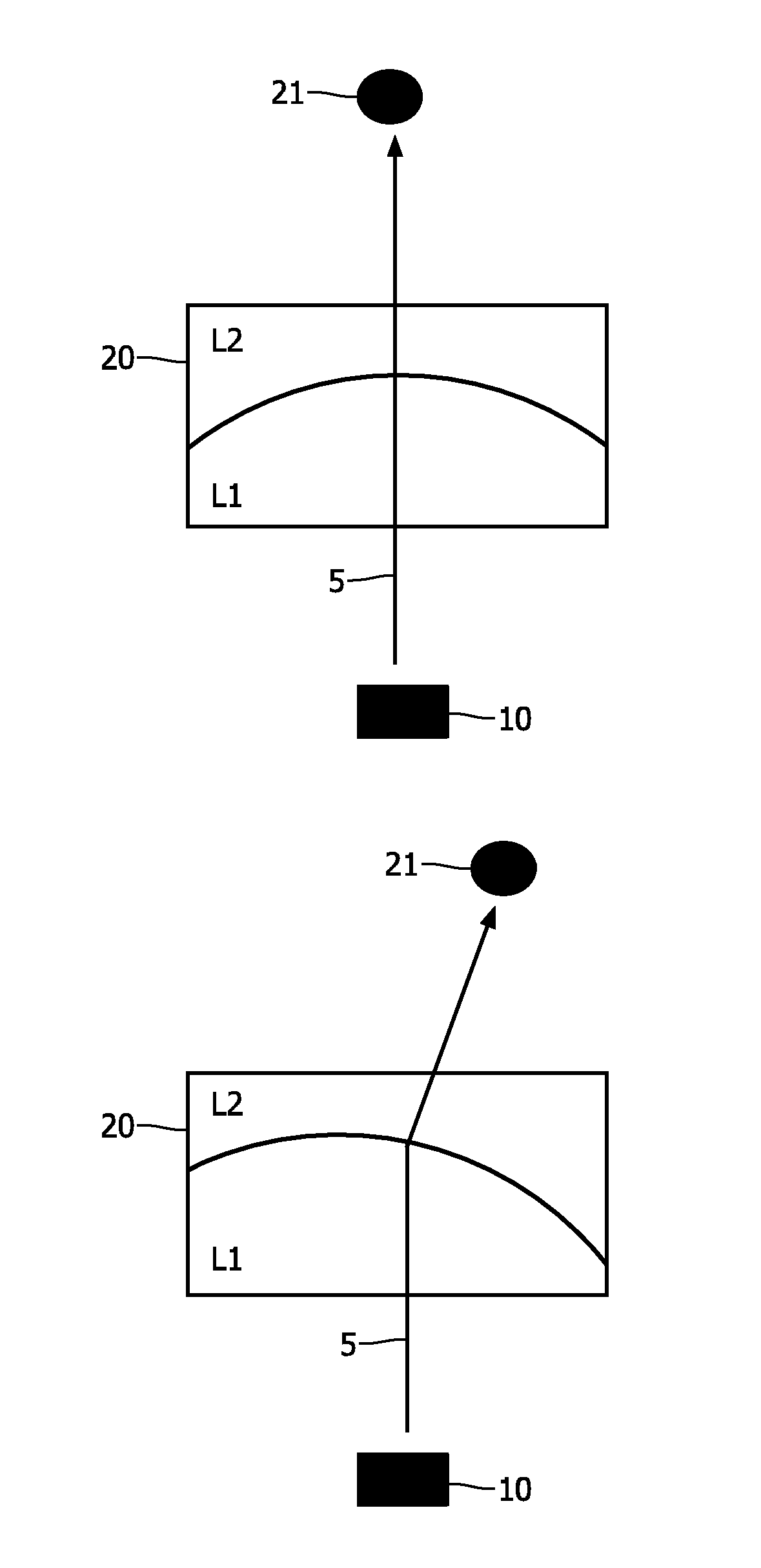 Acoustic device for ultrasonic imaging