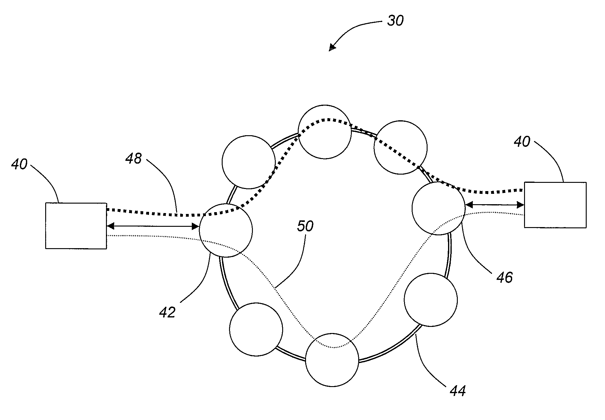 Systems and methods for a self-healing carrier ethernet topology