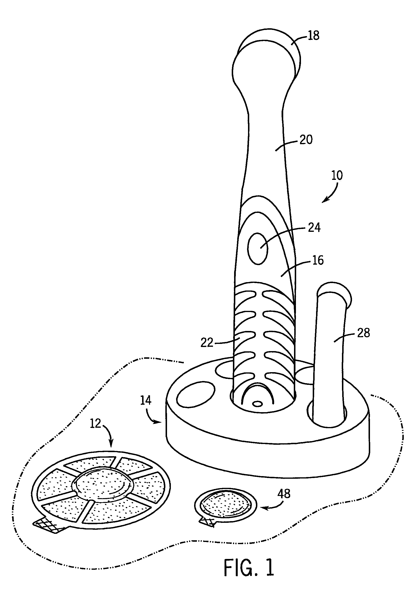 Multi-layer surface treatment pad for motorized device