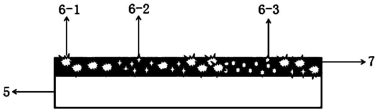 A dye self-polymerized thin film random laser and its preparation method