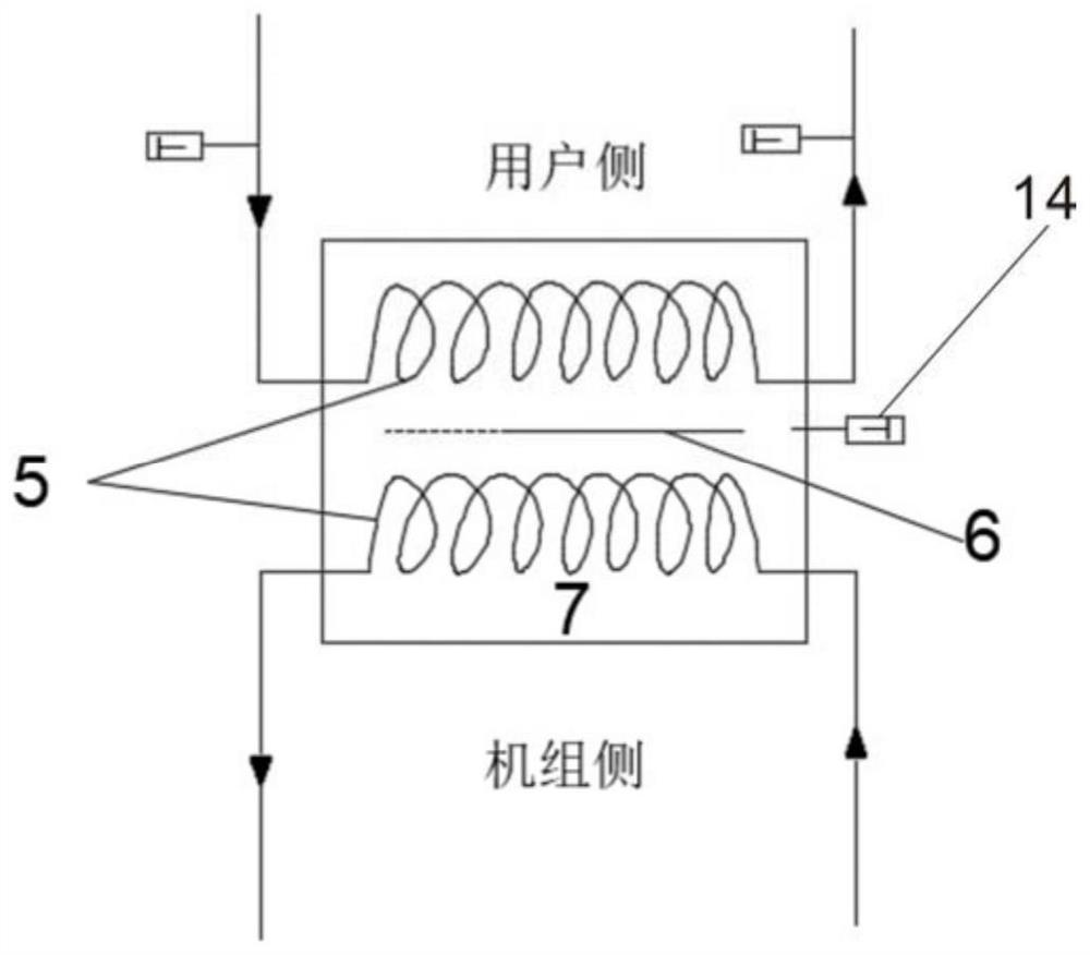 Ground source heat pump integrated with phase change energy storage module and heating system