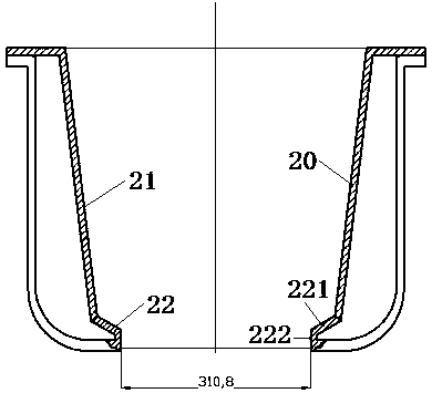 Variable diameter flow guide cylinder for single crystal furnace