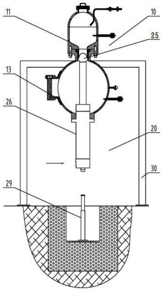 Fluid flash explosion machine with buffer cylinder system and processing method