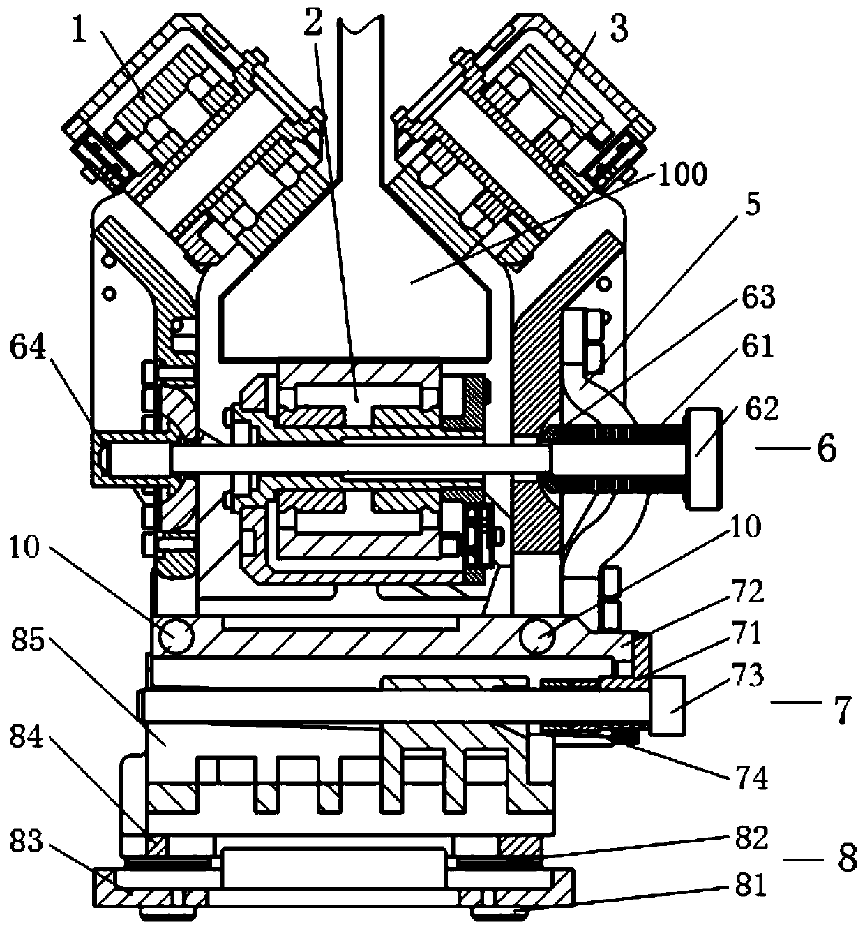 A Rolling Support Assembly Replaceable on Rail