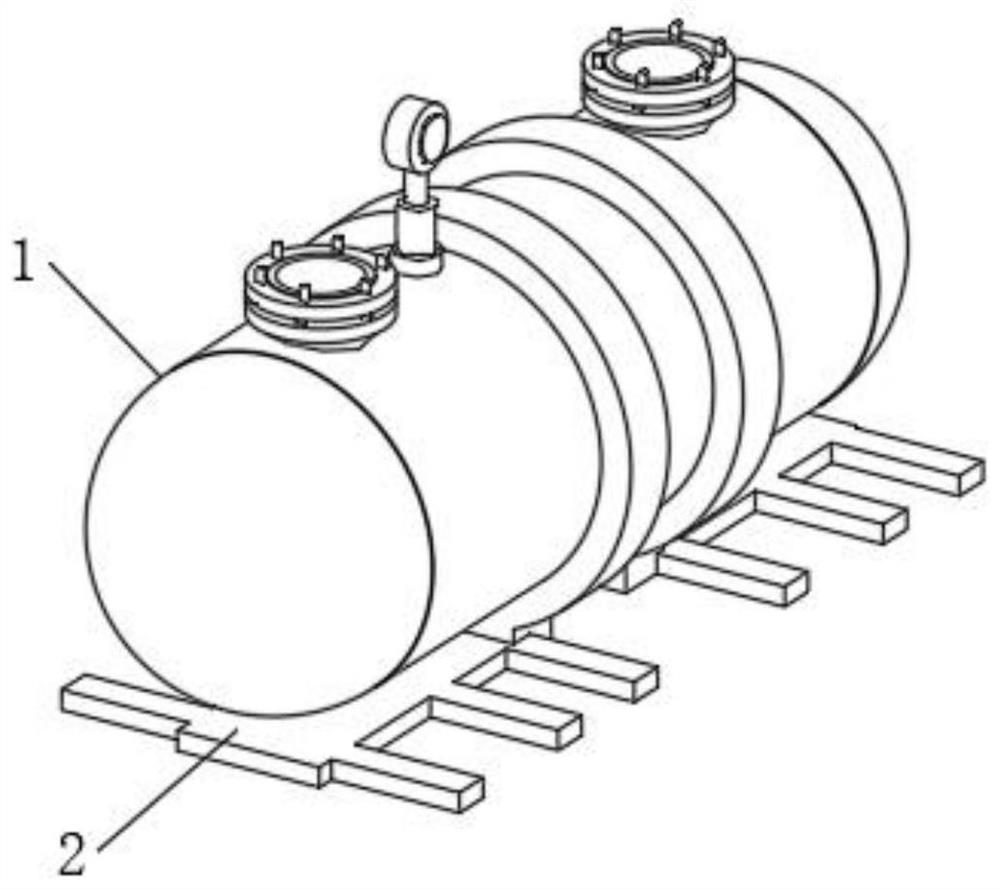 Double-layer storage tank liquid storage capacity detection device for improving detection precision