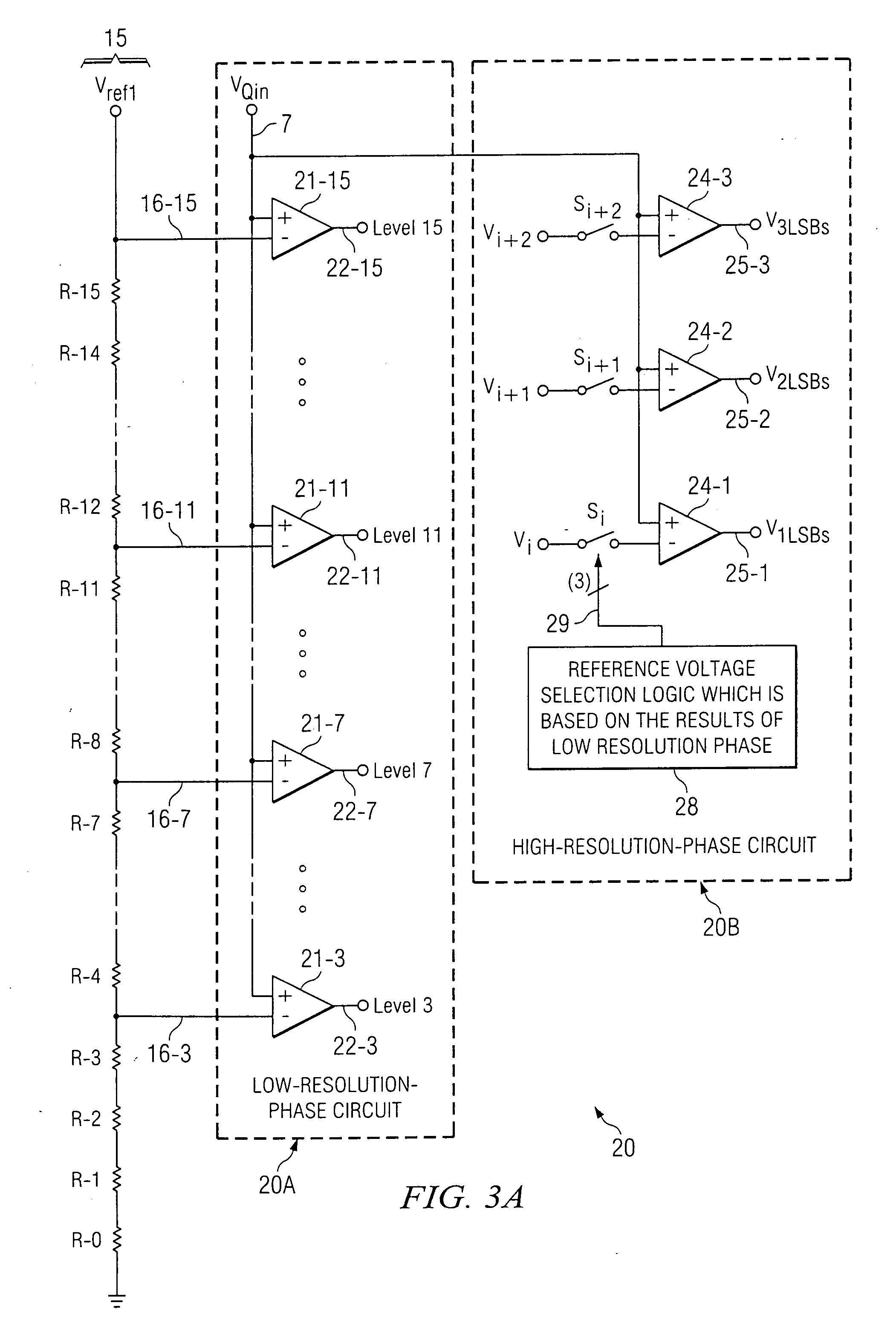 Input tracking high-level multibit quantizer for delta-sigma ADC