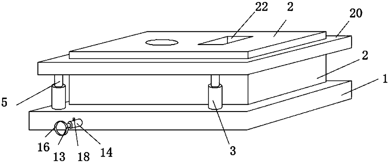 Material dragging device of stamping die and use method