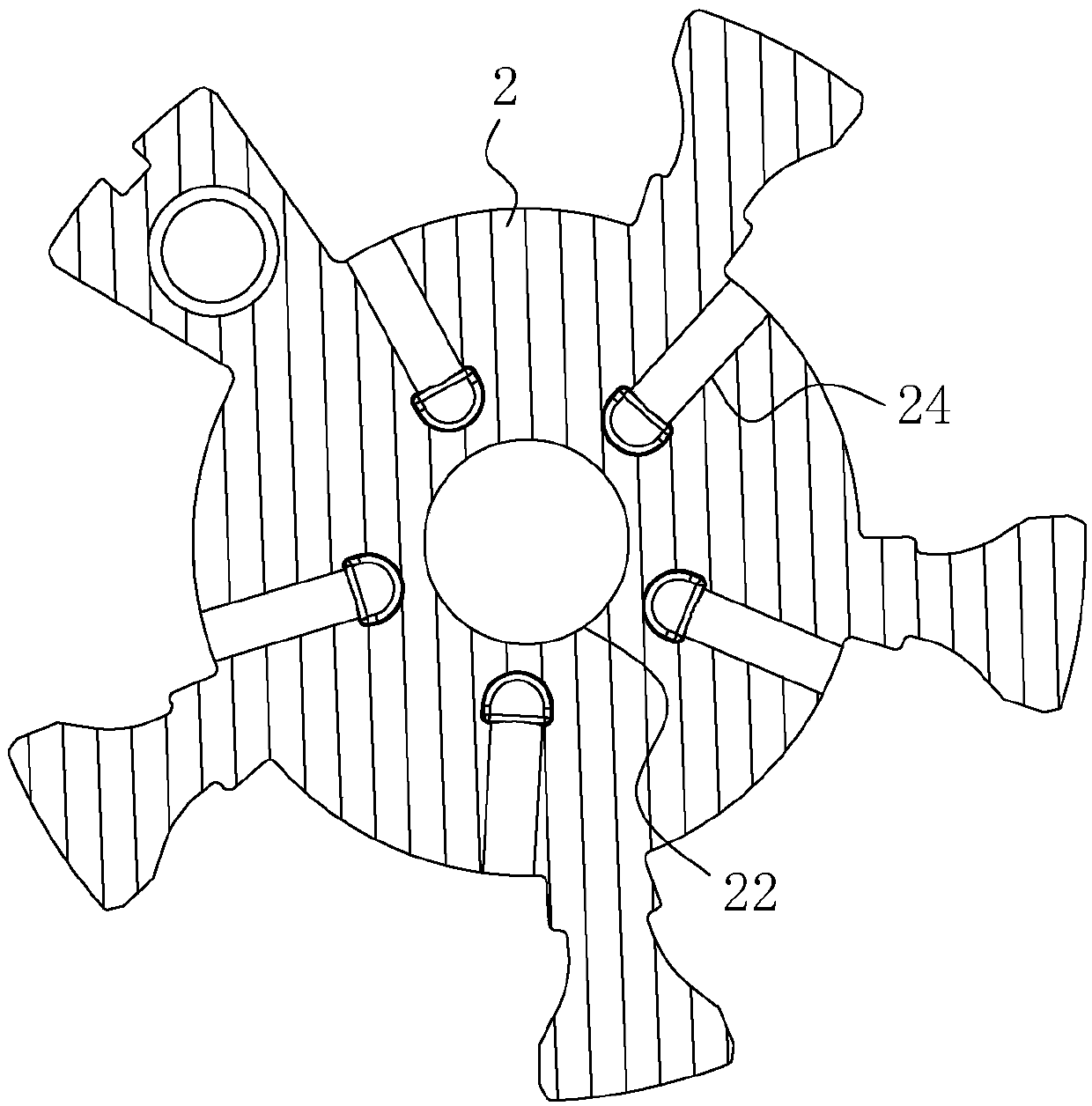 Phase adjuster concentricity air inflation adjusting clamp and device