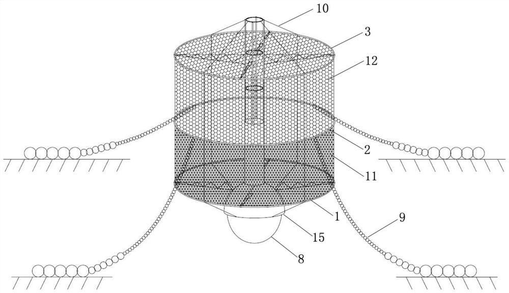 Deep Sea Suspension Farming Platform