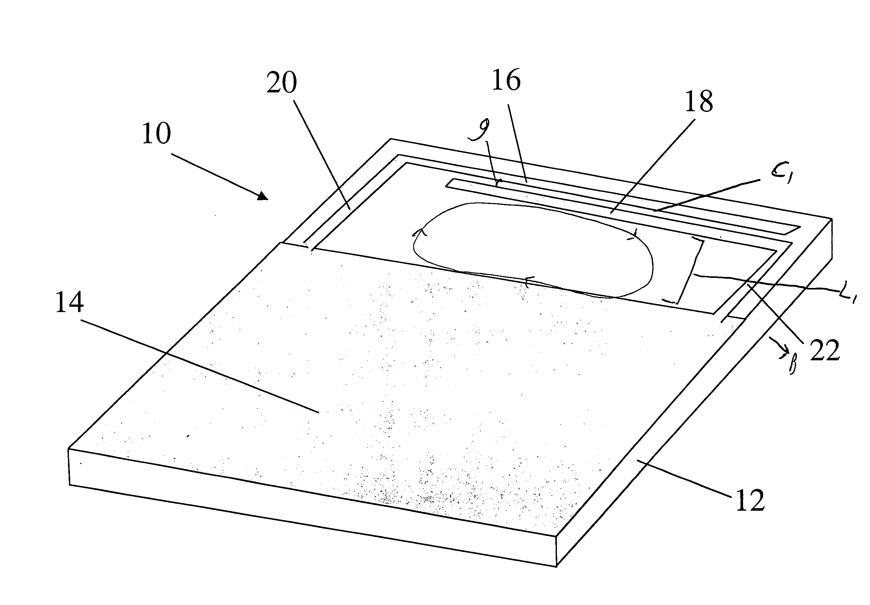 Multi frequency magnetic dipole antenna structures and method of reusing the volume of an antenna