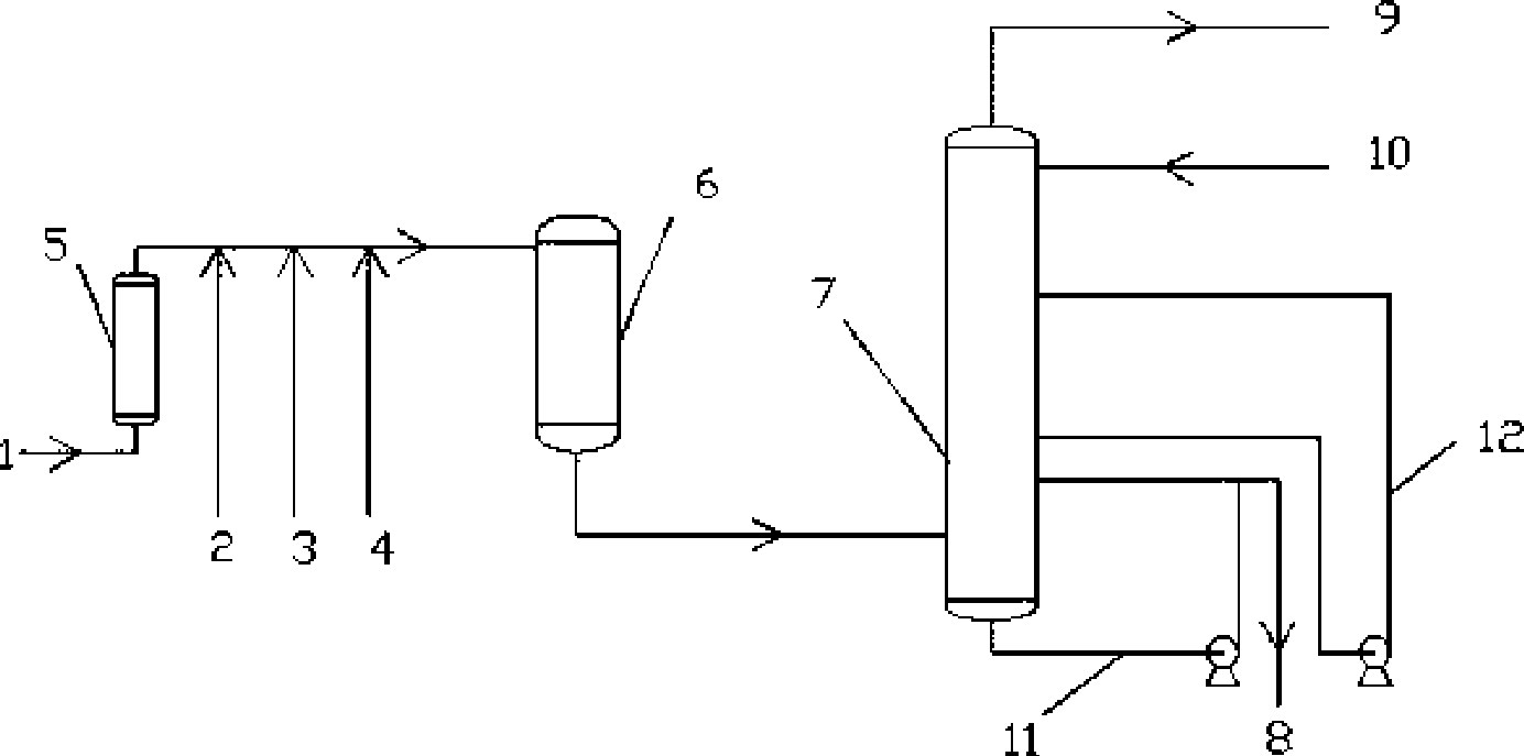 Formaldehyde absorbing tower dealcoholizing technology