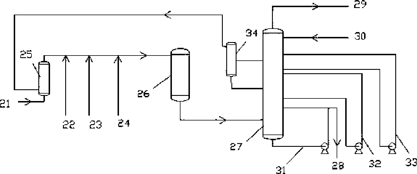 Formaldehyde absorbing tower dealcoholizing technology