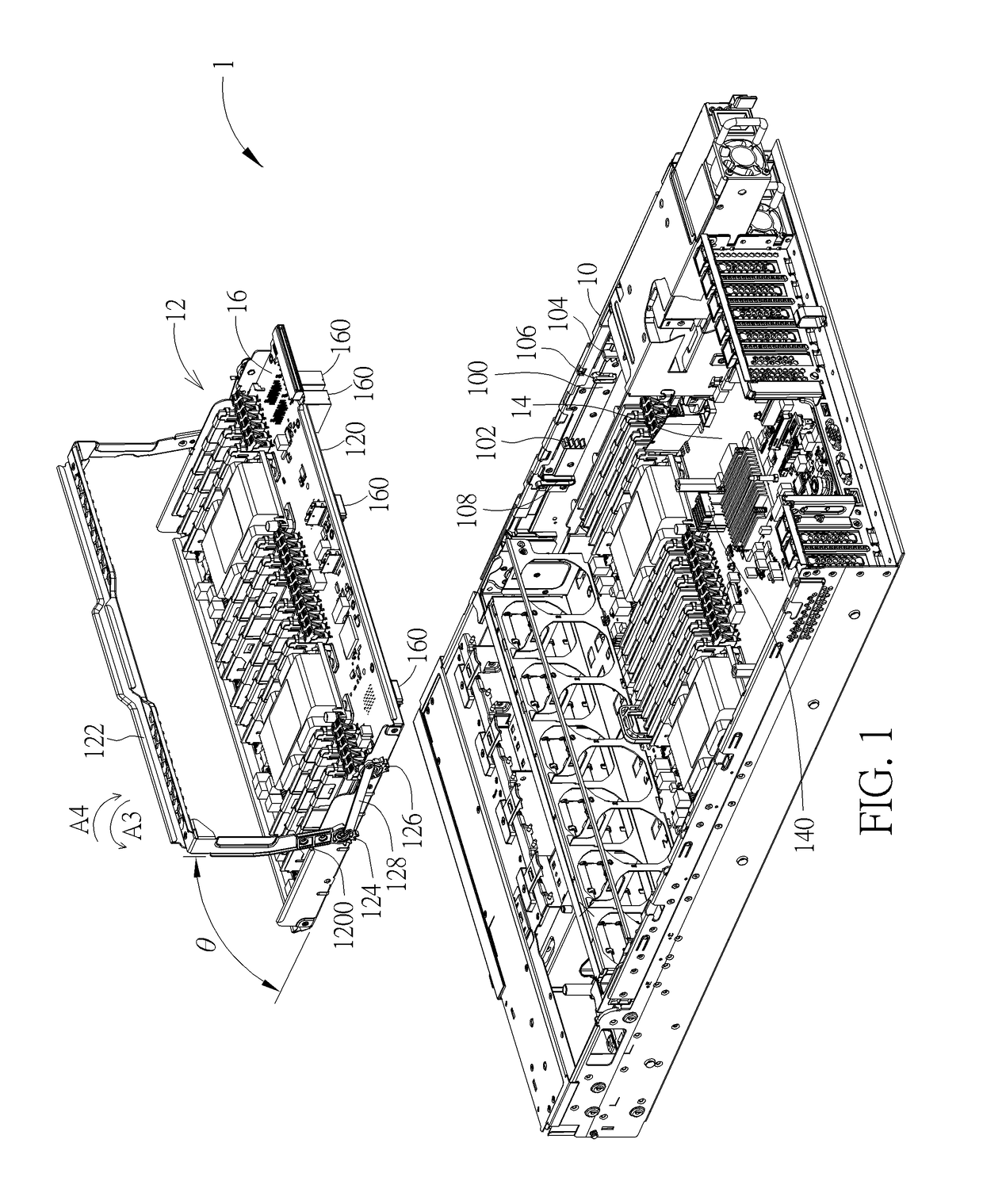 Electronic device and tray