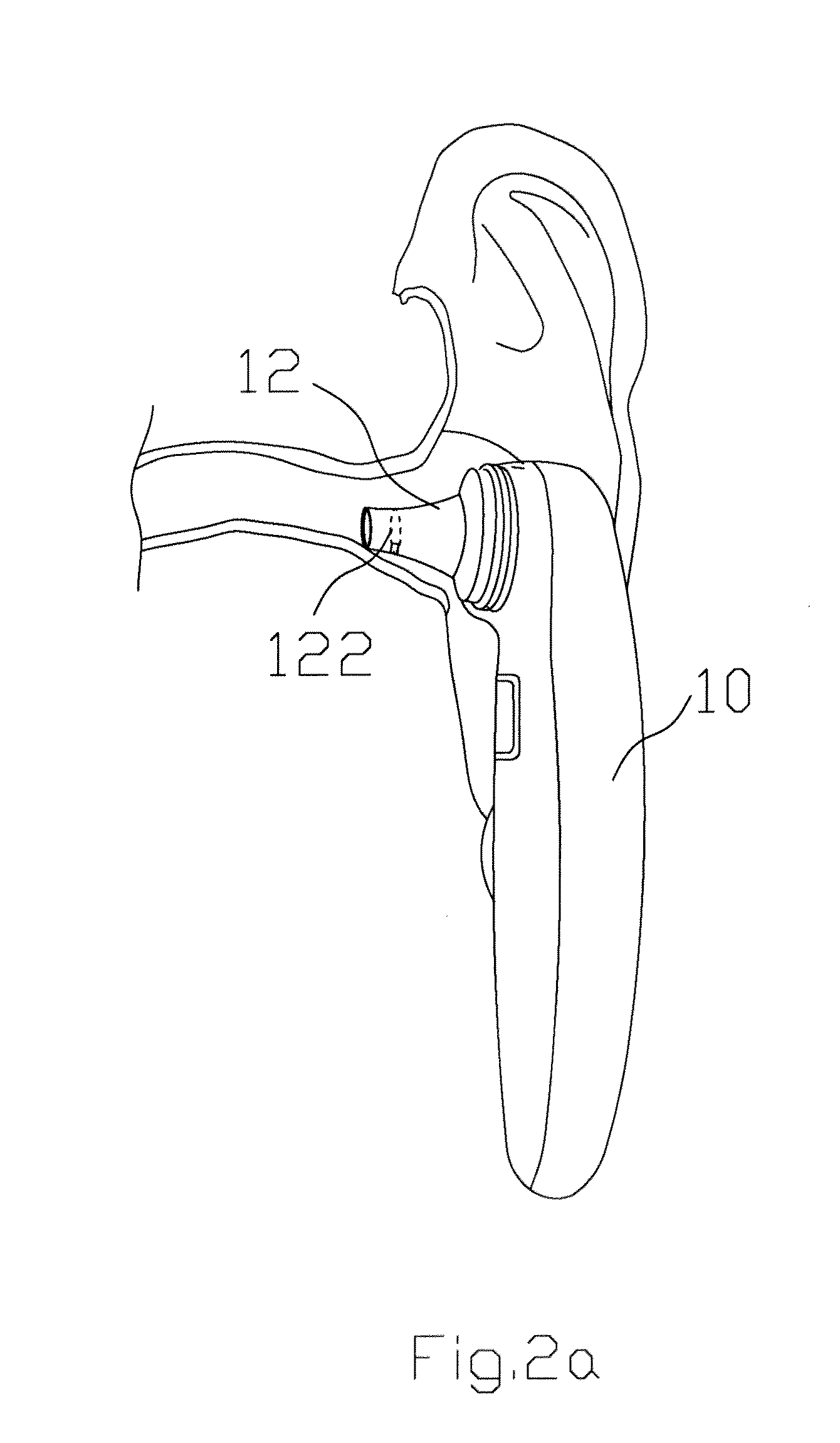 Ear thermometer with ear canal sensing device and measurement method thereof