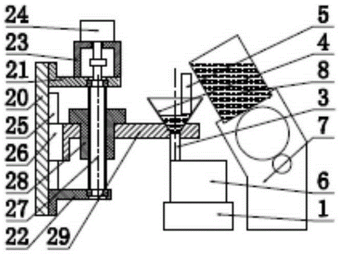 Beaker-translation gear-transmission equipment for automatic filtering cleaning of soft-coal burned substance