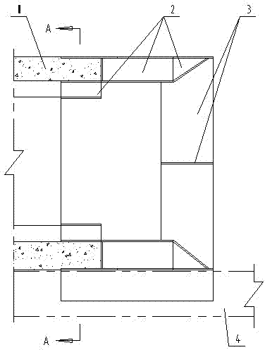 Guide shield for pushing rectangular concrete frame bridge