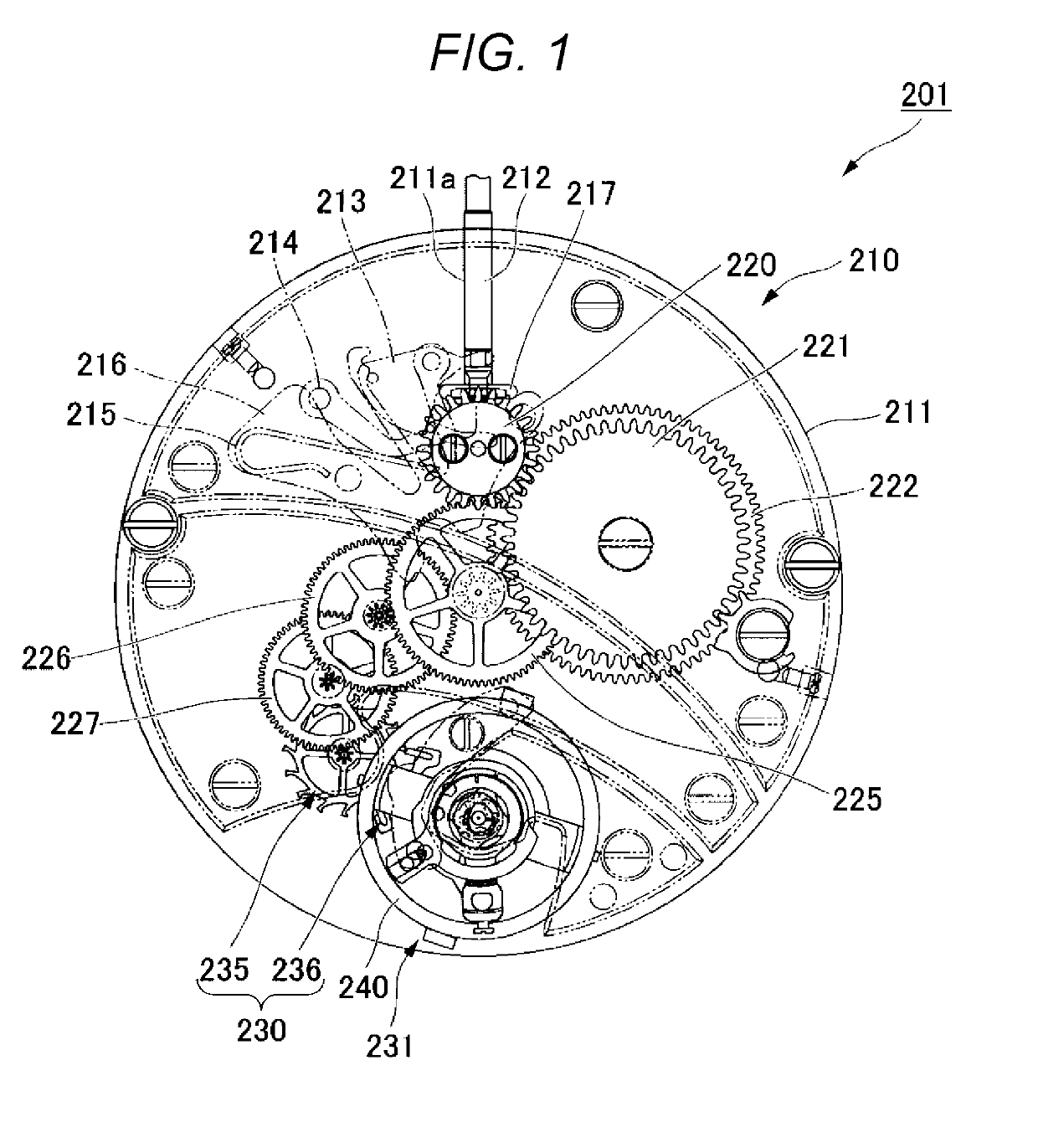 Component for timepiece, movement, and timepiece