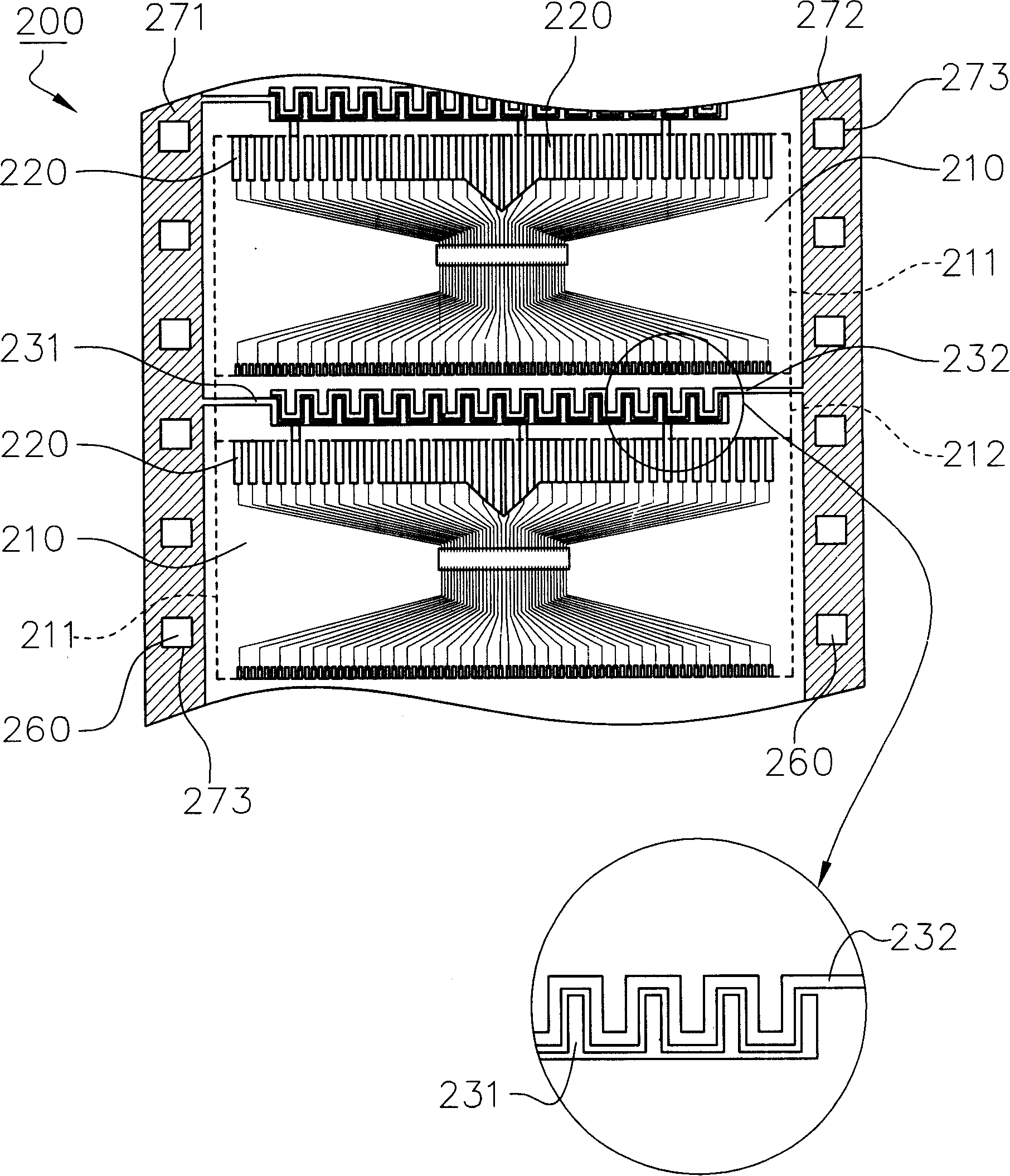 Semiconductor package substrate increasing static dissipation capability