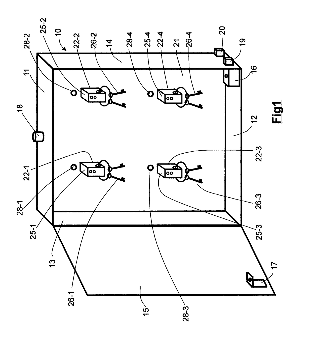 Security lock for removably suspended electronically addressable object and system