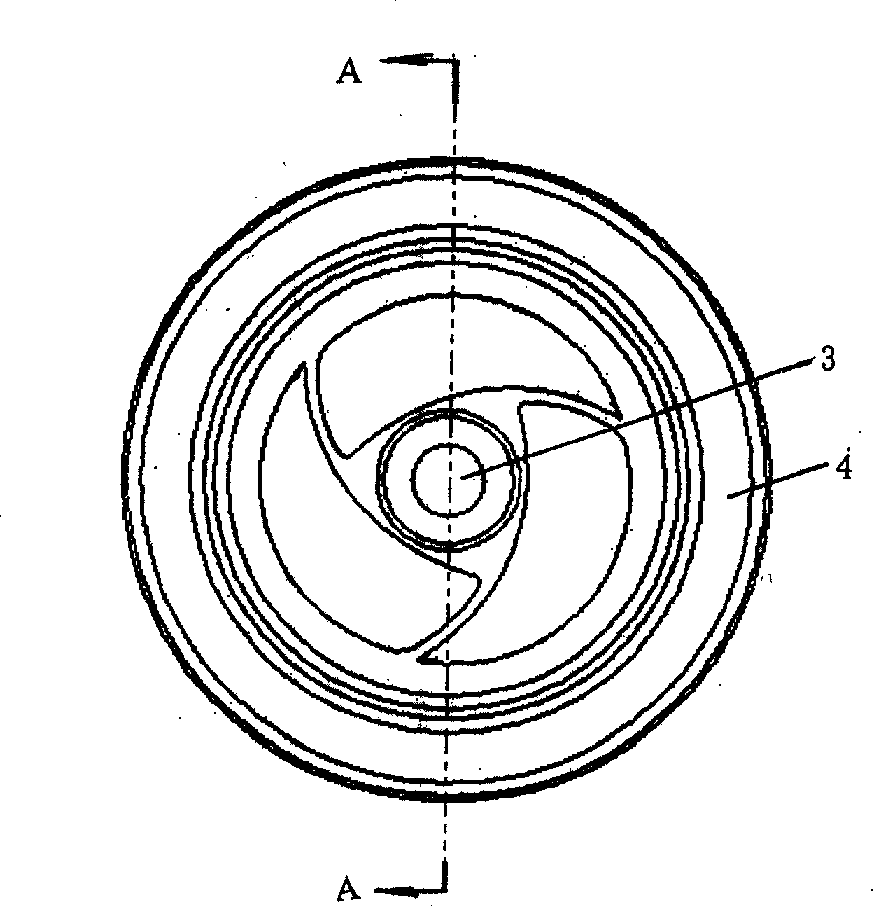 Idler wheel structure of dust collector