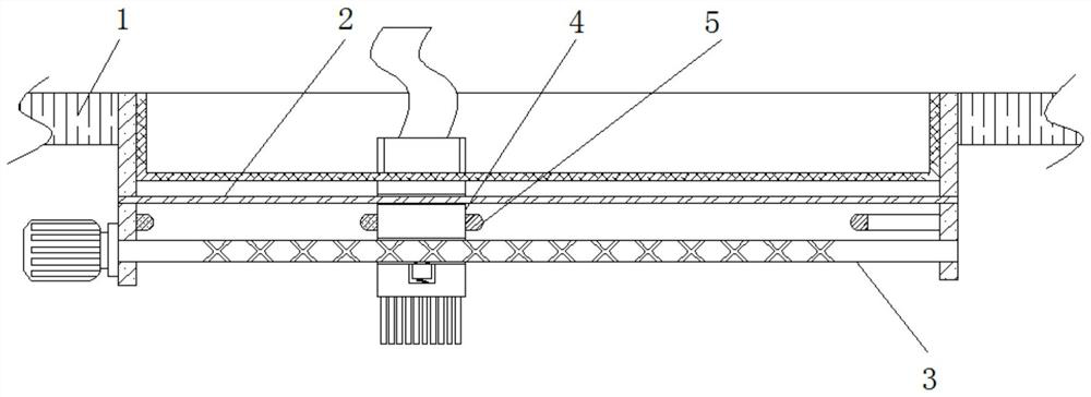 Automatic express waybill pasting device based on light sensation control