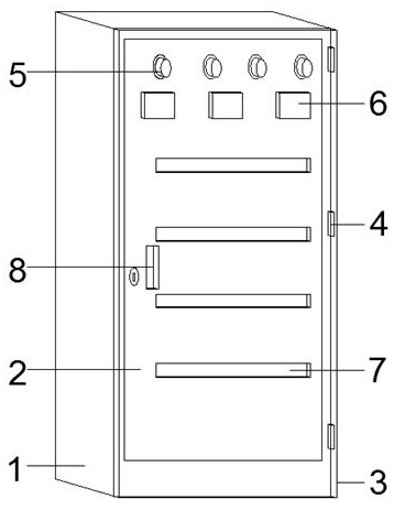 Fireproof high-voltage alternating-current power distribution cabinet