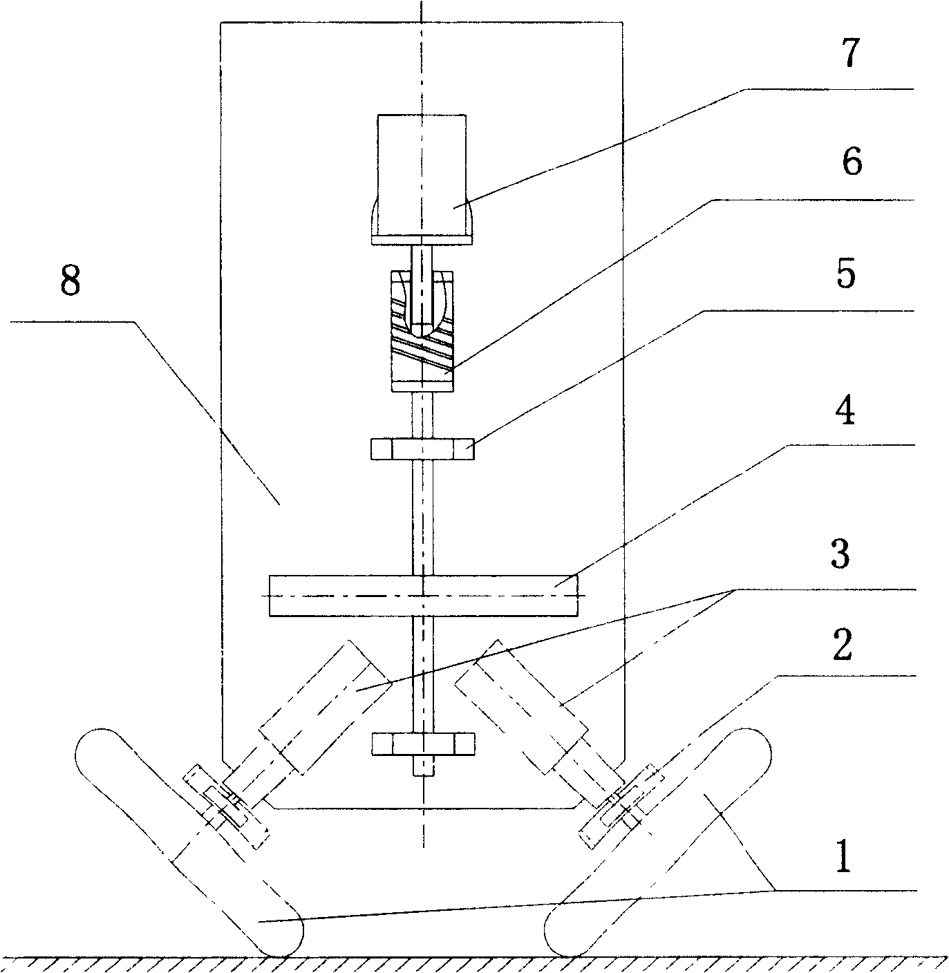 Self-operated dynamically balancing movable robot