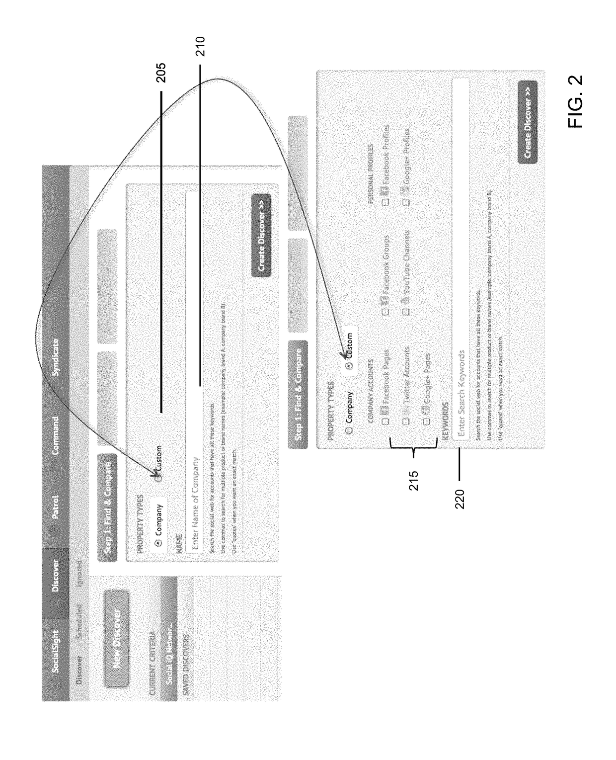 Systems and methods for discovering social accounts