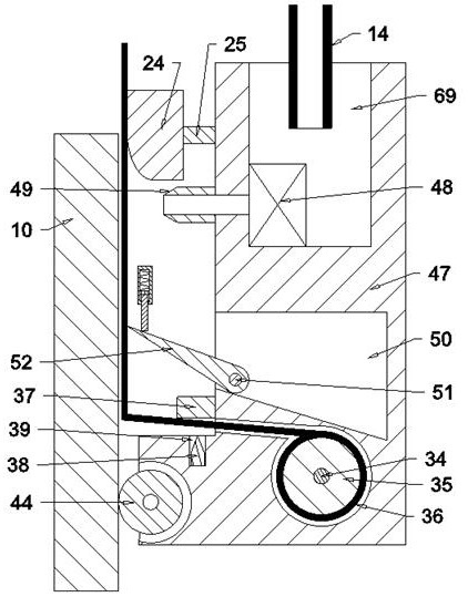 External wall thermal insulation mortar tensile net construction device