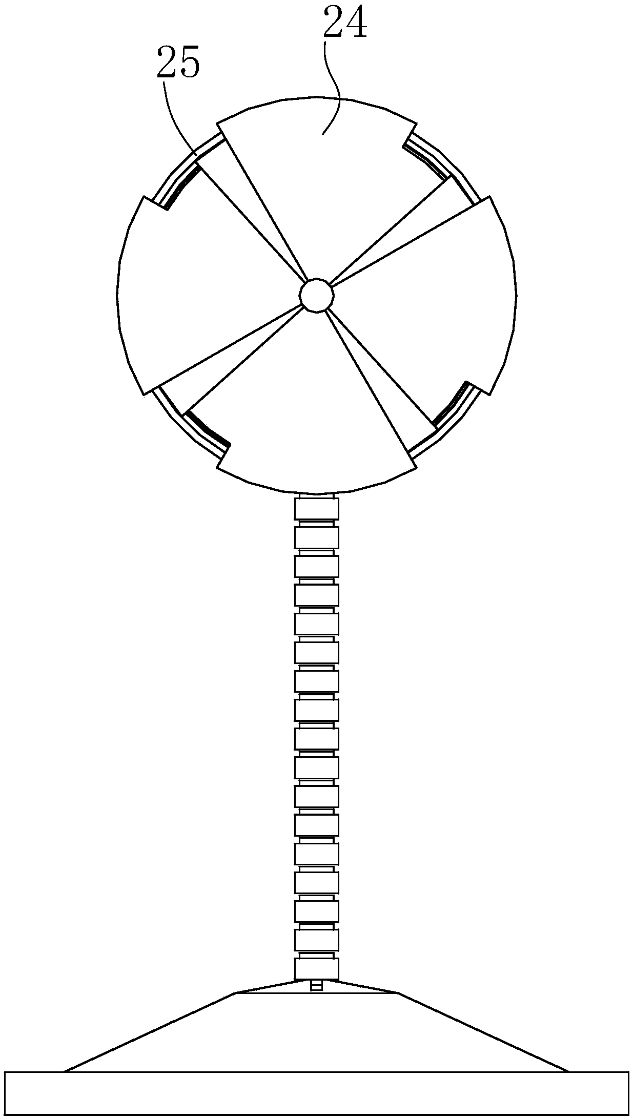 Irradiation outline size adjustable LED (Light Emitting Diode) lamp and using method thereof