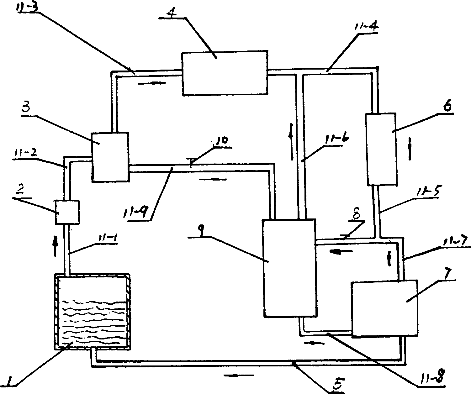 Solar refrigeration machine