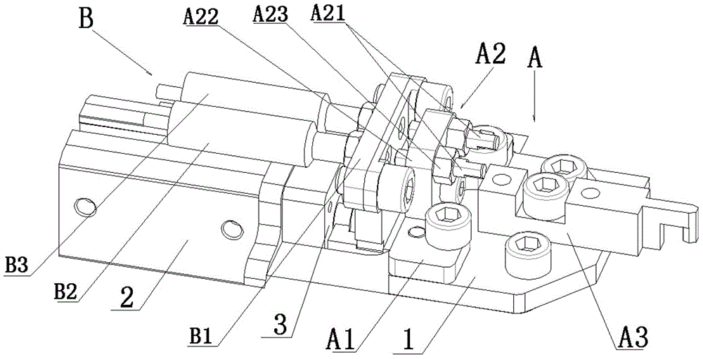 Online rapid measurement apparatus and method for detecting rivet point dimension