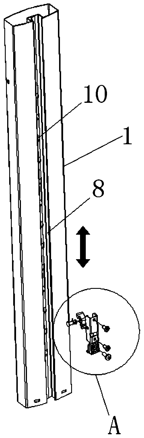 Floor Stand Height Adjustment Mechanism