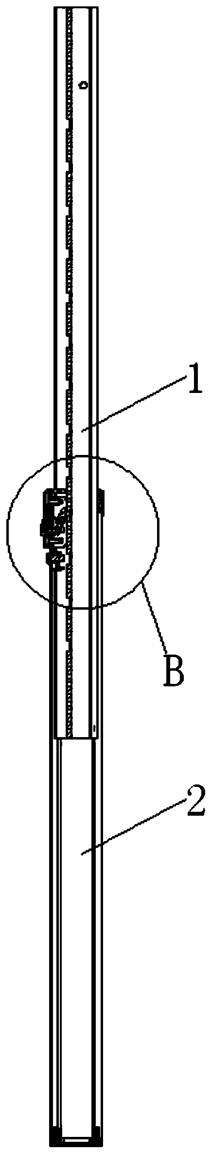 Floor Stand Height Adjustment Mechanism