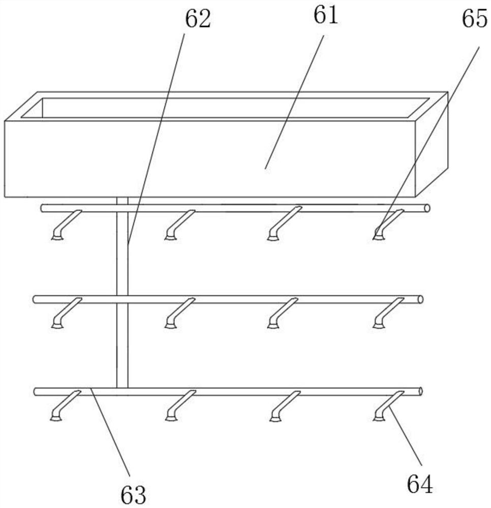 Ecological breathing wall structure of gardening landscape