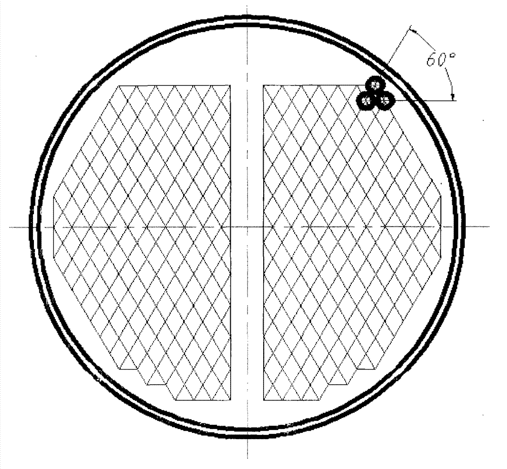 Marine heat pipe type seawater desalination device