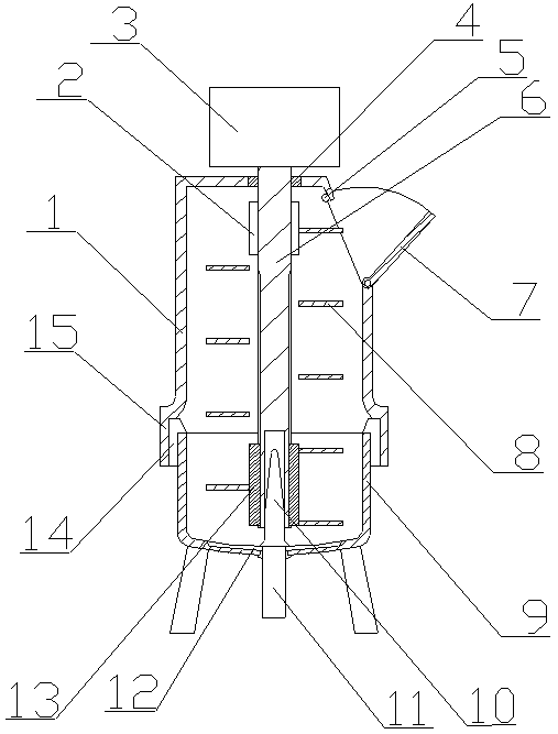 Composite Chinese herbal piece pressing structure