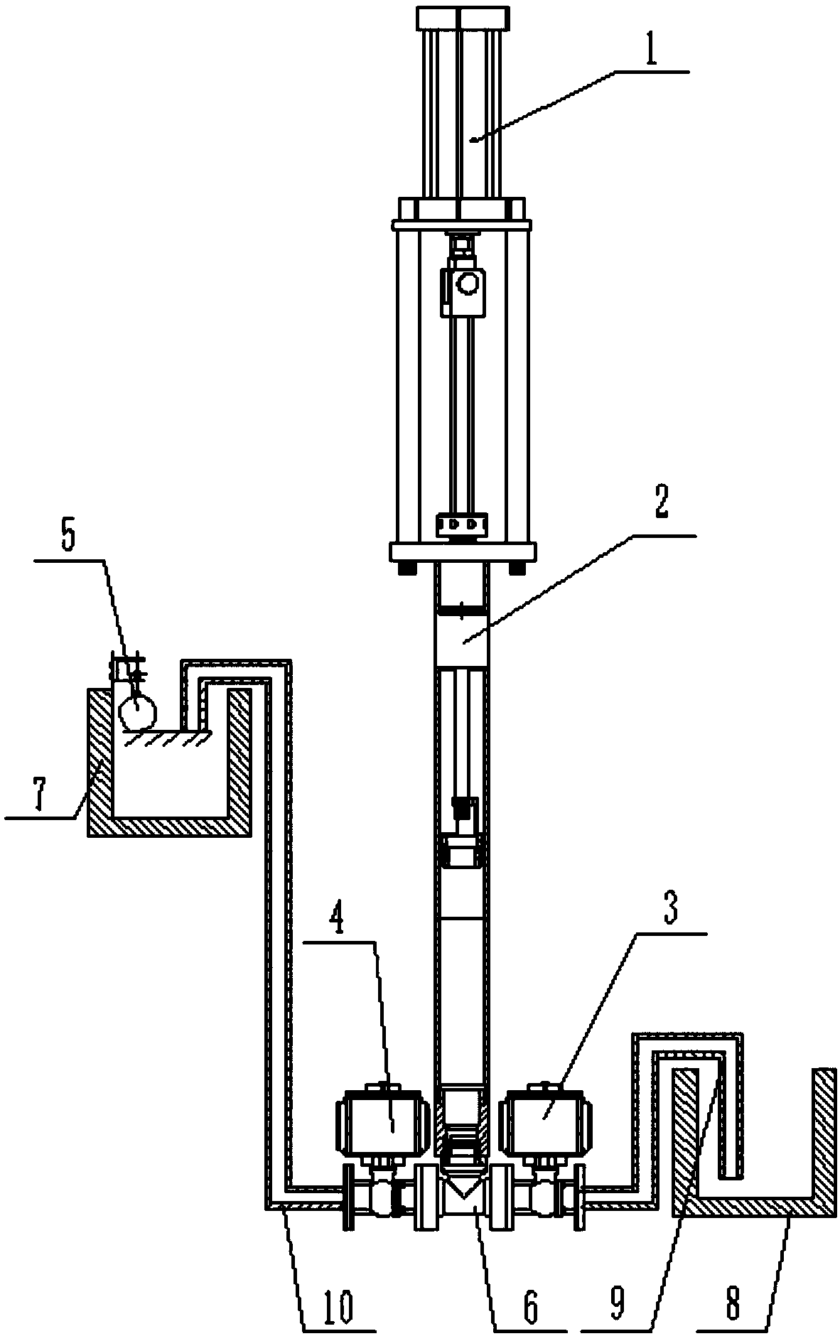 Automatic glue charging system and automatic glue dipping equipment