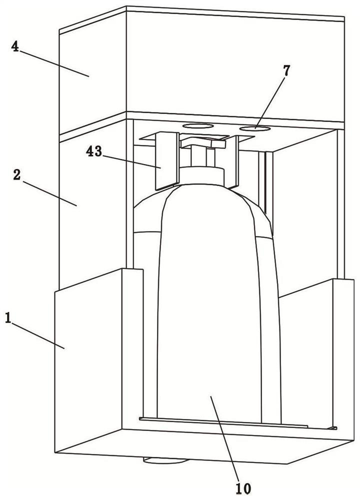 Hand sanitizer extrusion device and control circuit thereof