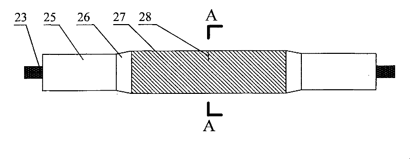 Test method and apparatus for polymer power cable insulation accelerated electric tree aging