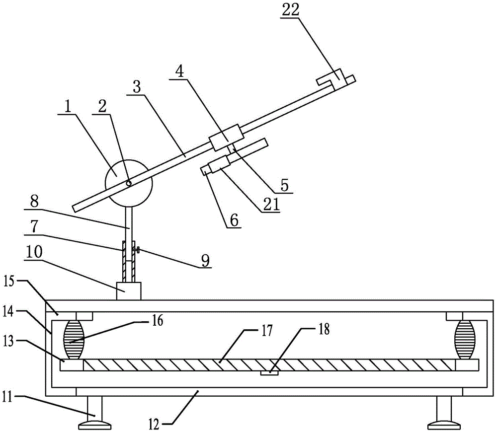 A laser javelin core stabilization strength training and information feedback monitoring device