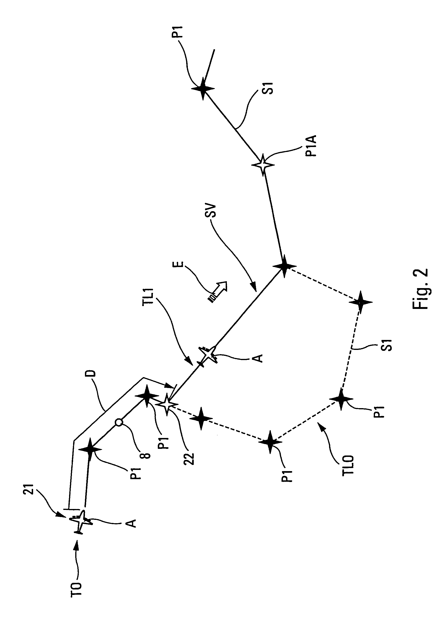 Method and device for revising a flight plan of an aircraft